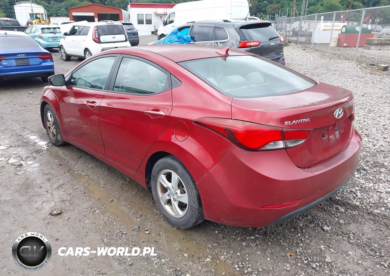 2014 Hyundai Elantra Se VIN:5NPDH4AE2EH545008 - 3