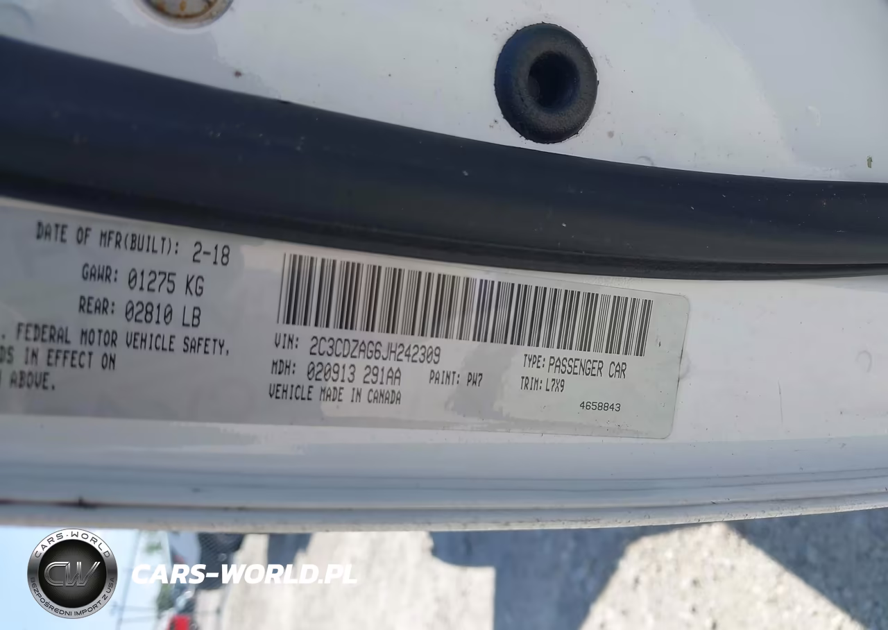2018 Dodge Challenger Sxt VIN:2C3CDZAG6JH242309 - 9