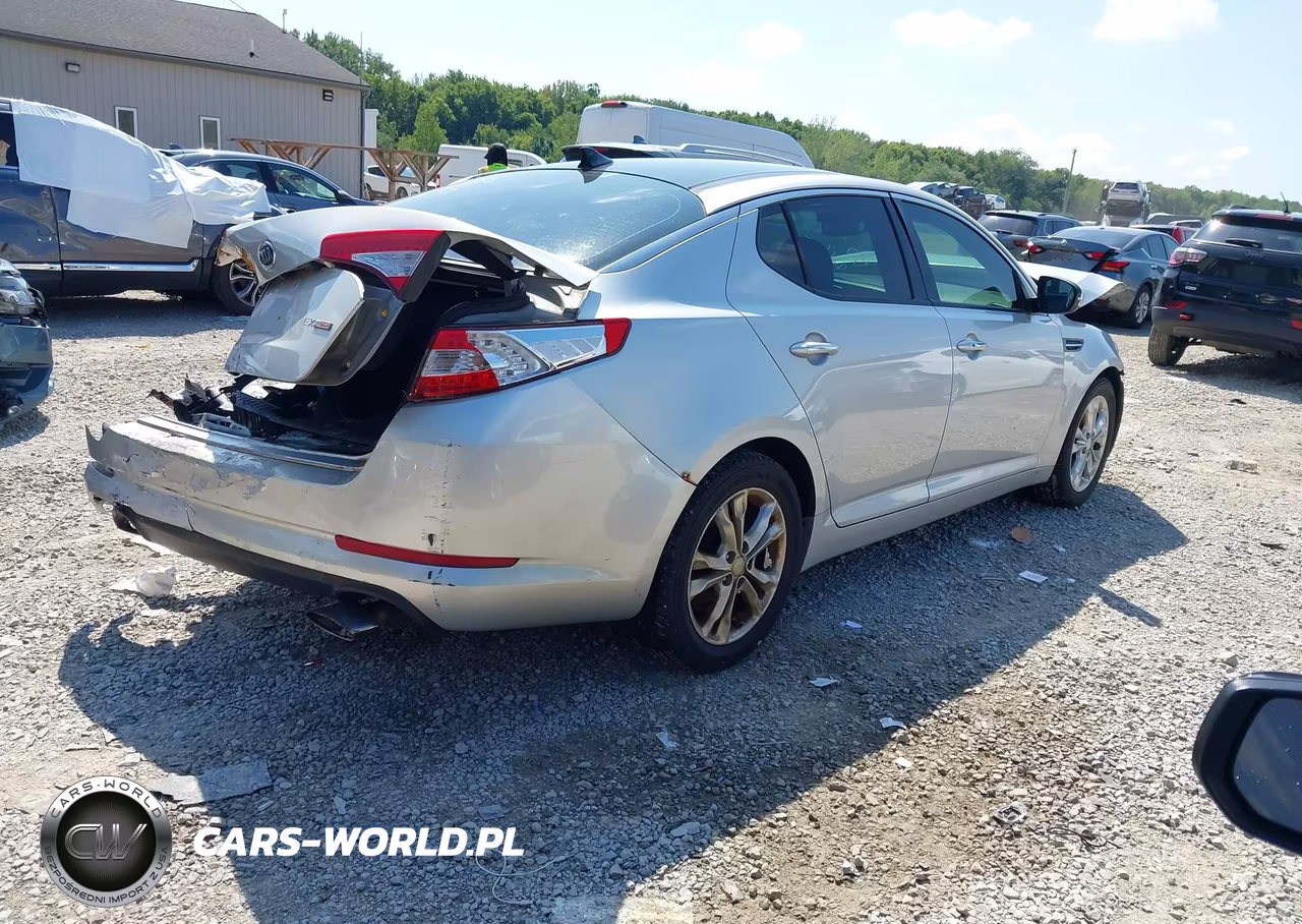 2012 Kia Optima Ex Turbo VIN:5XXGN4A64CG015579 - 4
