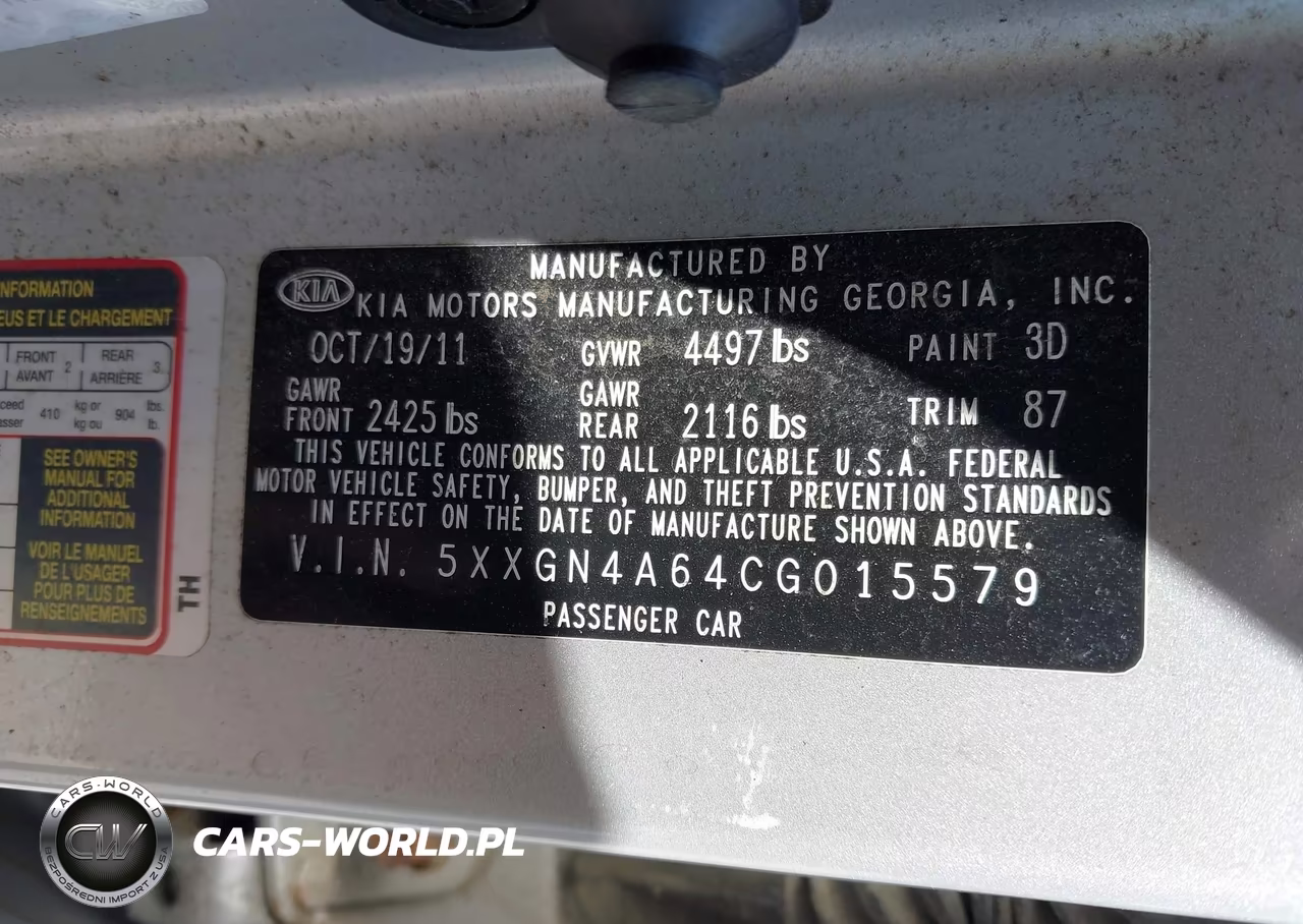 2012 Kia Optima Ex Turbo VIN:5XXGN4A64CG015579 - 9