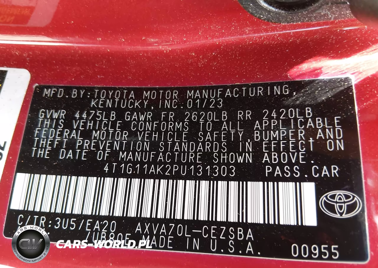 2023 Toyota Camry Se VIN:4T1G11AK2PU131303 - 9
