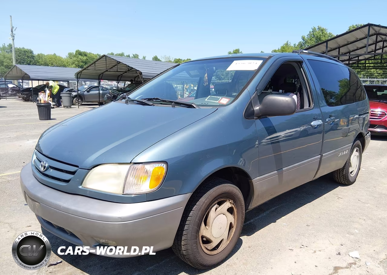 2002 Toyota Sienna Xle VIN:4T3ZF13C72U507123 - 2