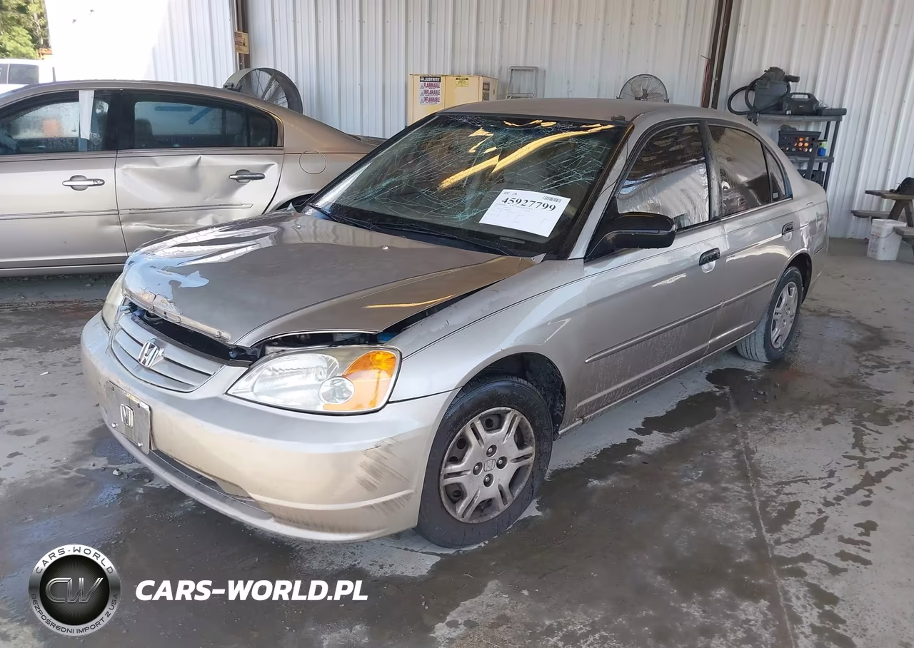 2001 Honda Civic Lx VIN:2HGES16531H580383 - 2