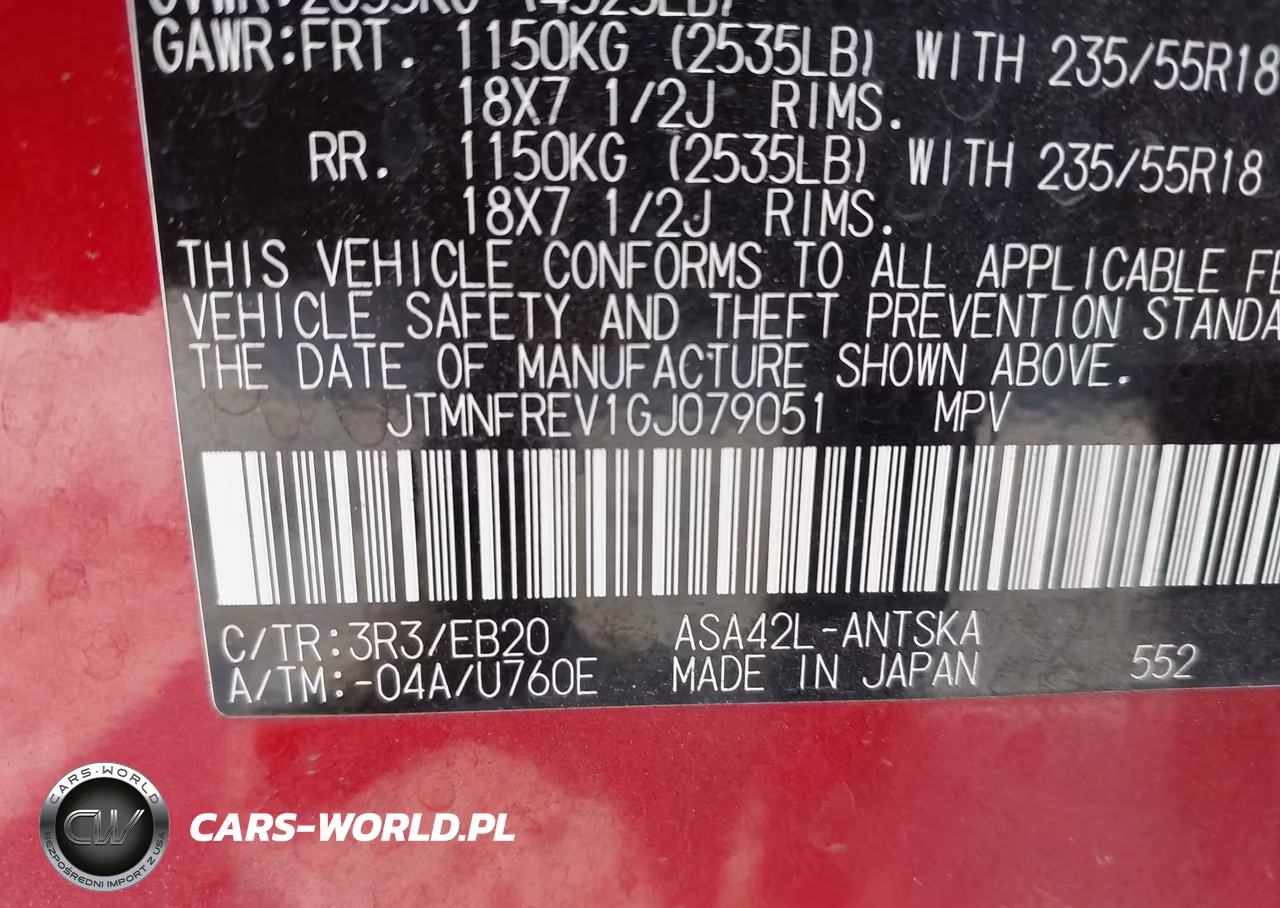 2016 Toyota Rav4 Se VIN:JTMNFREV1GJ079051 - 9
