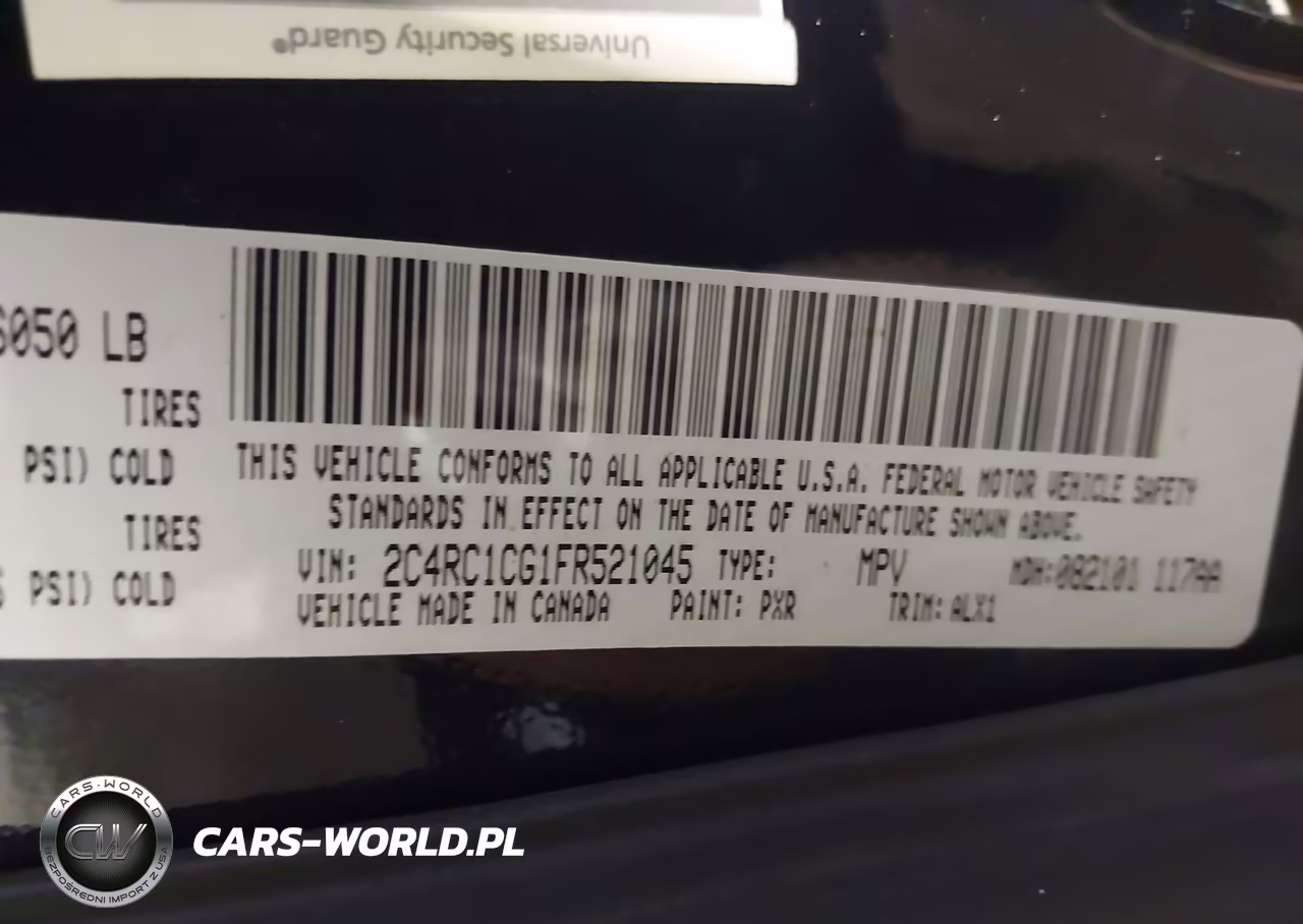 2015 Chrysler Town & Country Touring-L VIN:2C4RC1CG1FR521045 - 9