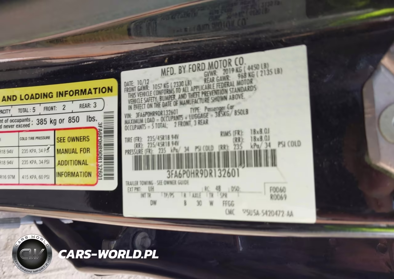 2013 Ford Fusion Se VIN:3FA6P0HR9DR132601 - 9