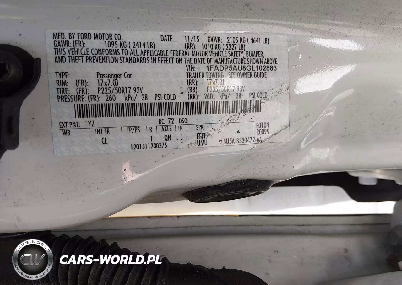 2016 Ford C-Max Hybrid Se VIN:1FADP5AU8GL102883 - 9
