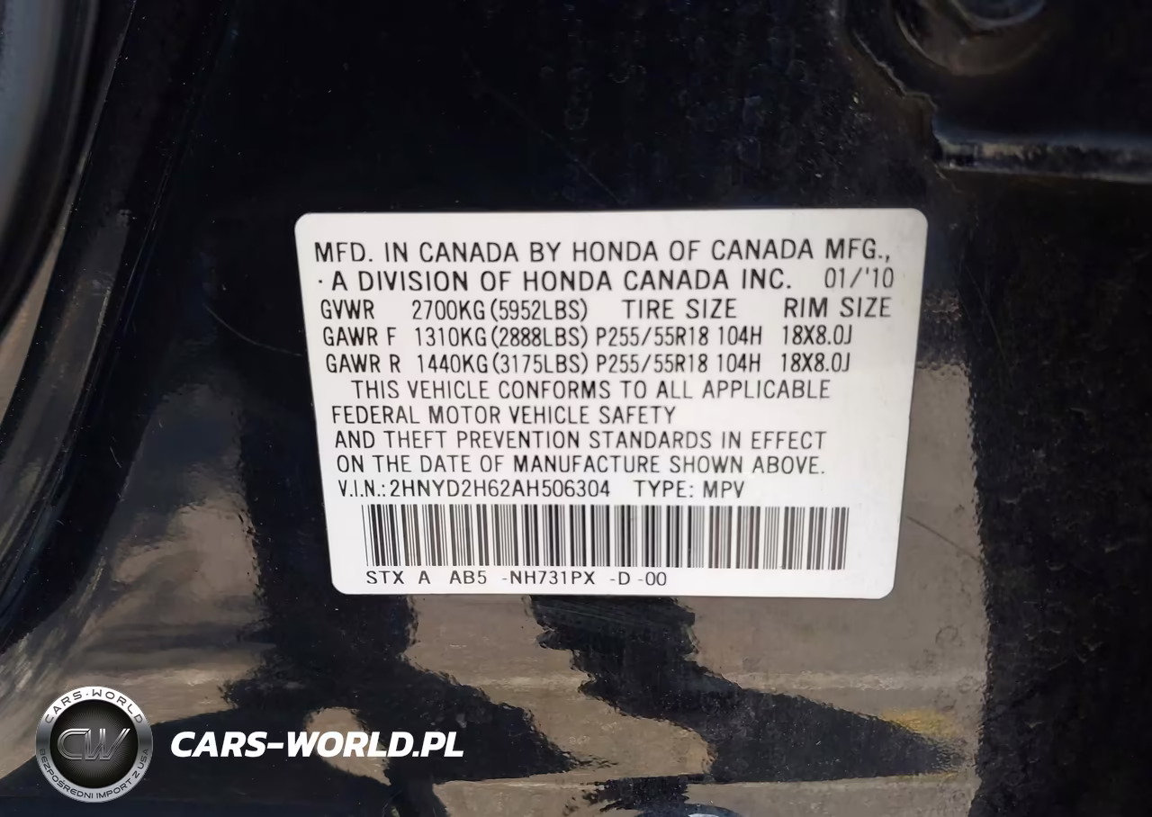 2010 Acura Mdx Technology Package VIN:2HNYD2H62AH506304 - 9