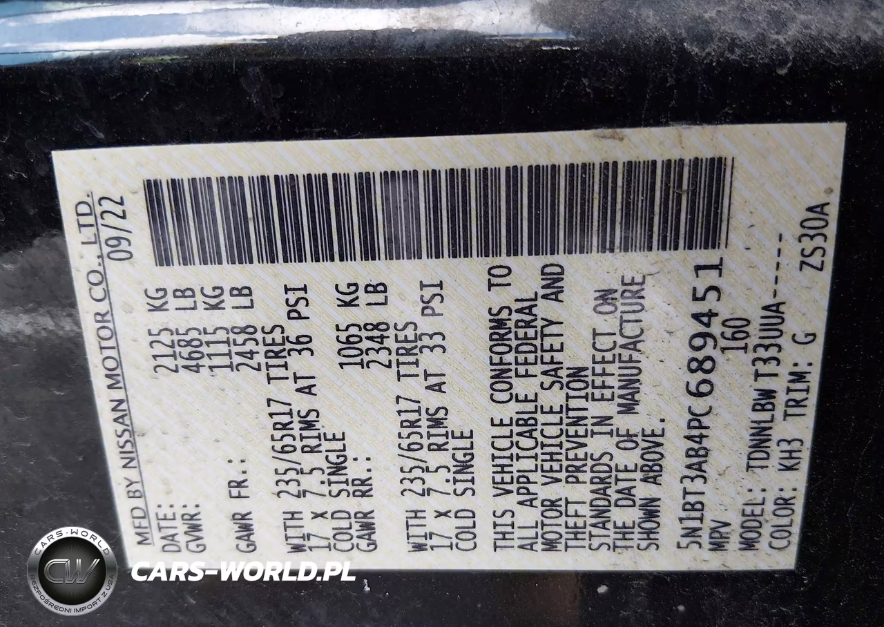 2023 Nissan Rogue S Intelligent Awd VIN:5N1BT3AB4PC689451 - 9