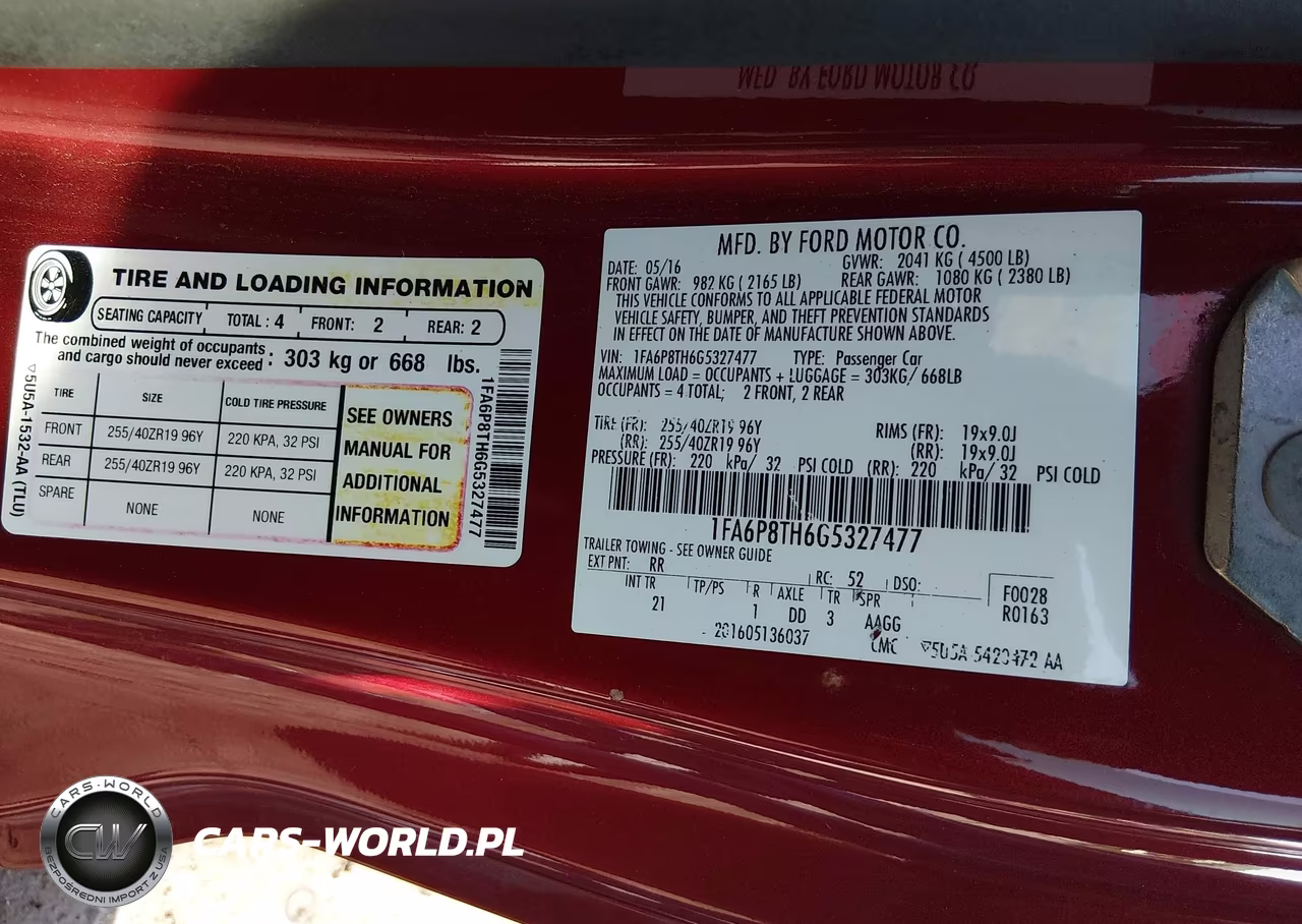2016 Ford Mustang Ecoboost VIN:1FA6P8TH6G5327477 - 9