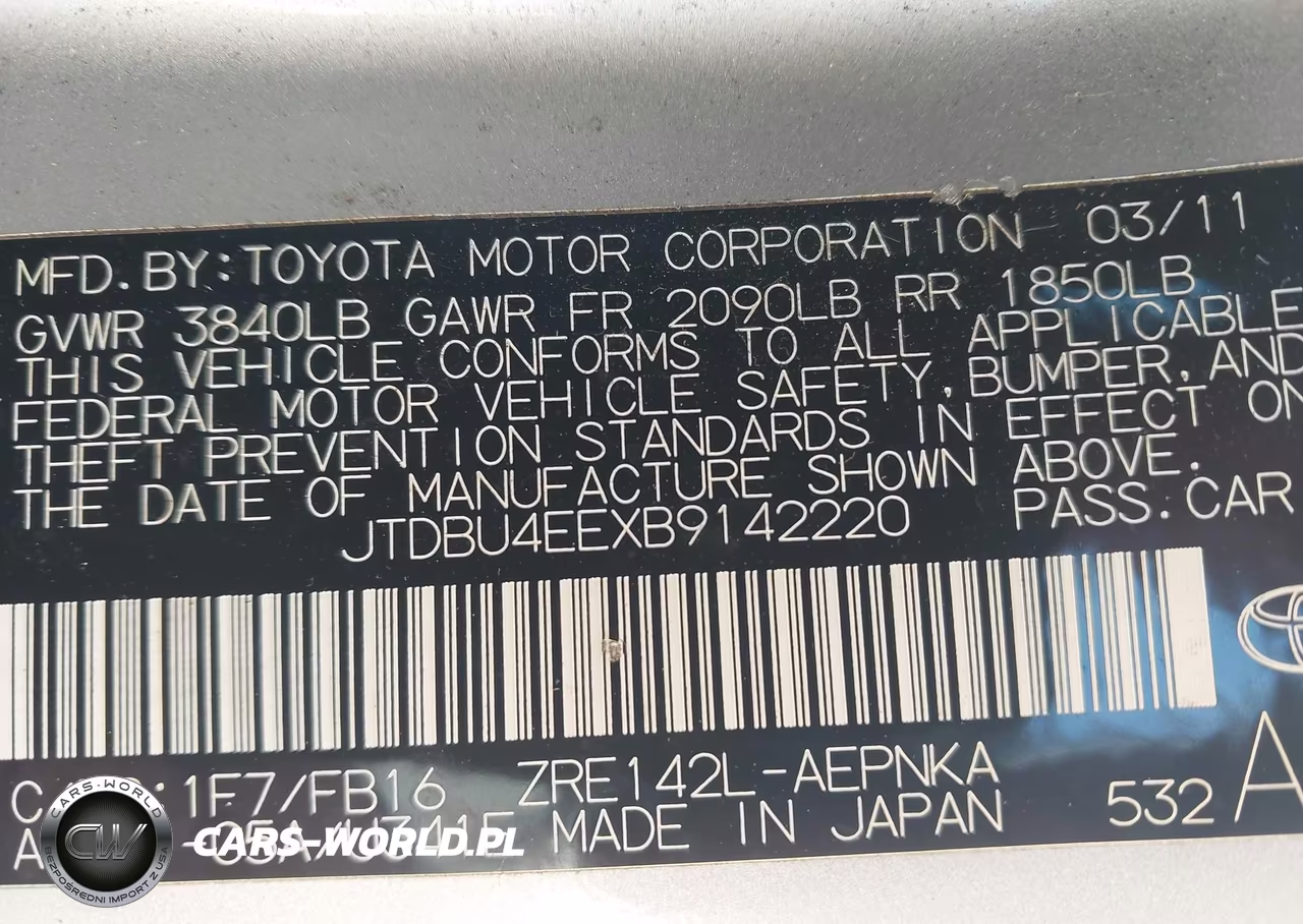 2011 Toyota Corolla Le VIN:JTDBU4EEXB9142220 - 9