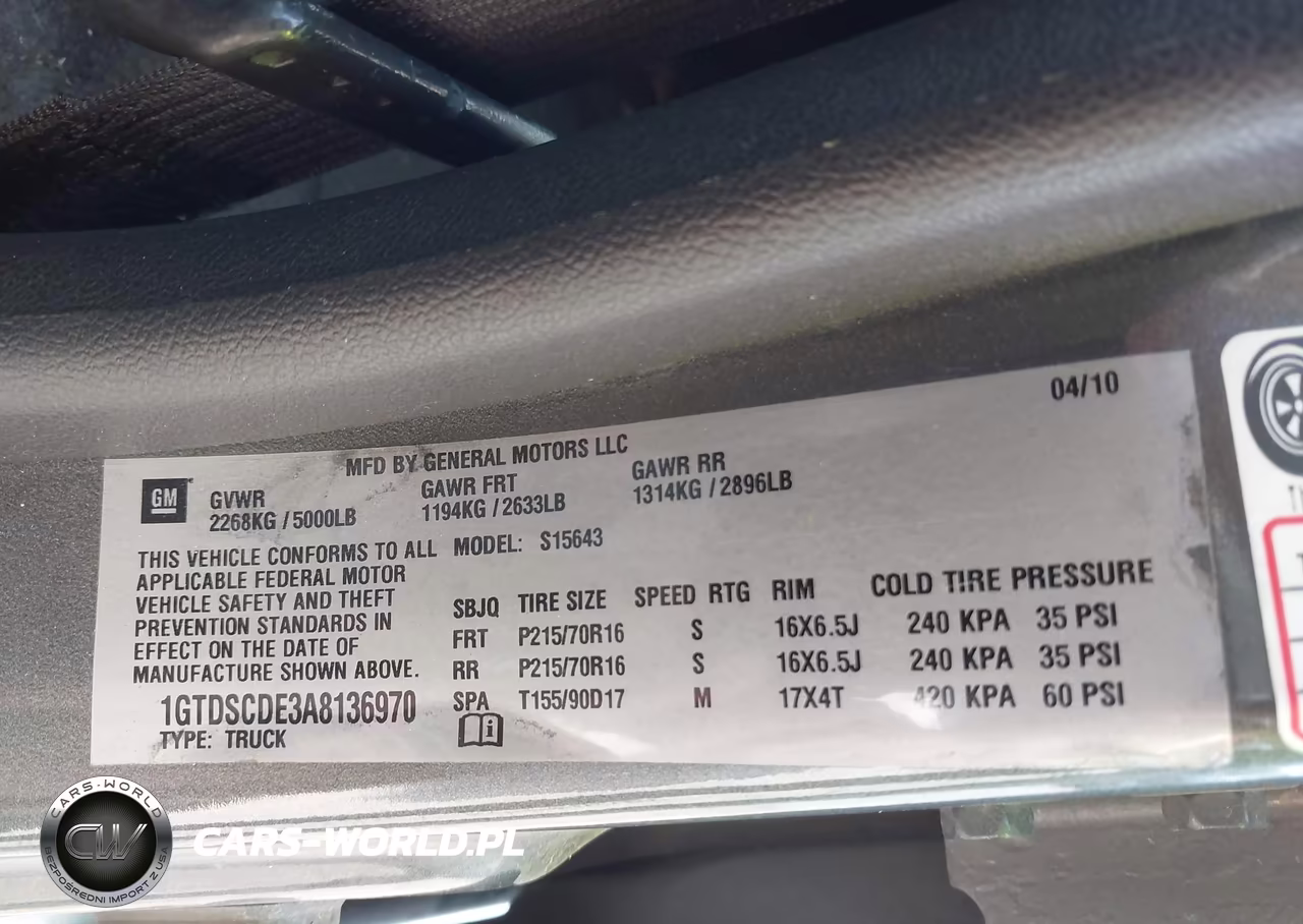 2010 GMC Canyon Sle1 VIN:1GTDSCDE3A8136970 - 9