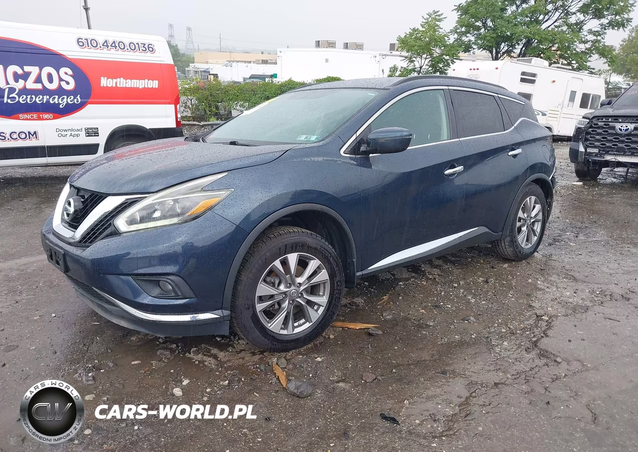 2018 Nissan Murano Sv VIN:5N1AZ2MH5JN183157 - 2