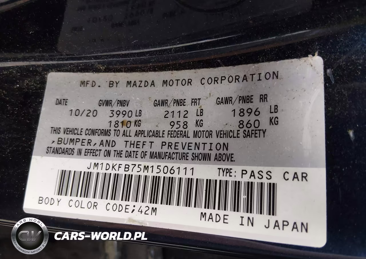 2021 Mazda Cx-3 Sport VIN:JM1DKFB75M1506111 - 9