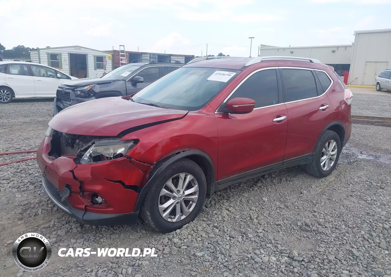 2015 Nissan Rogue Sv VIN:KNMAT2MT5FP549320 - 2