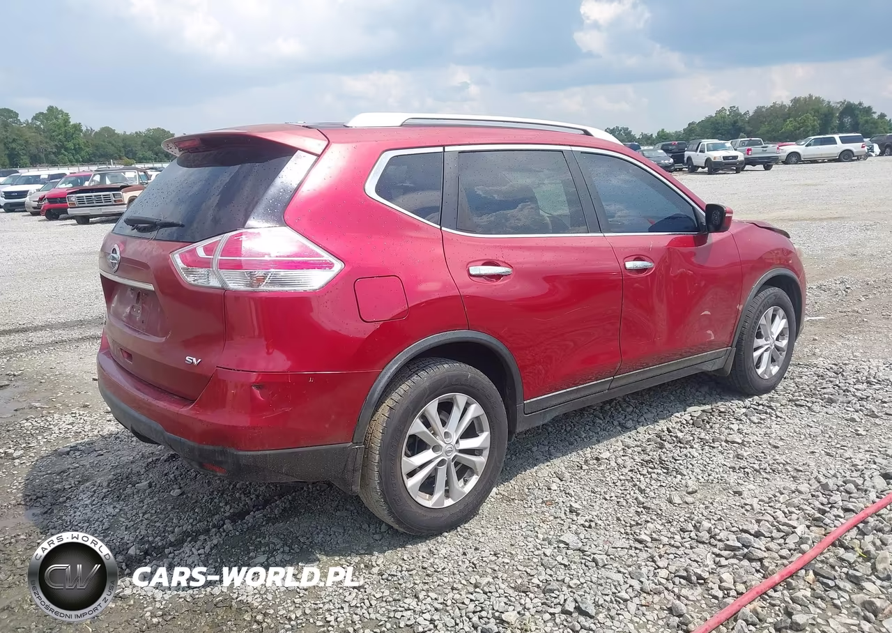 2015 Nissan Rogue Sv VIN:KNMAT2MT5FP549320 - 4