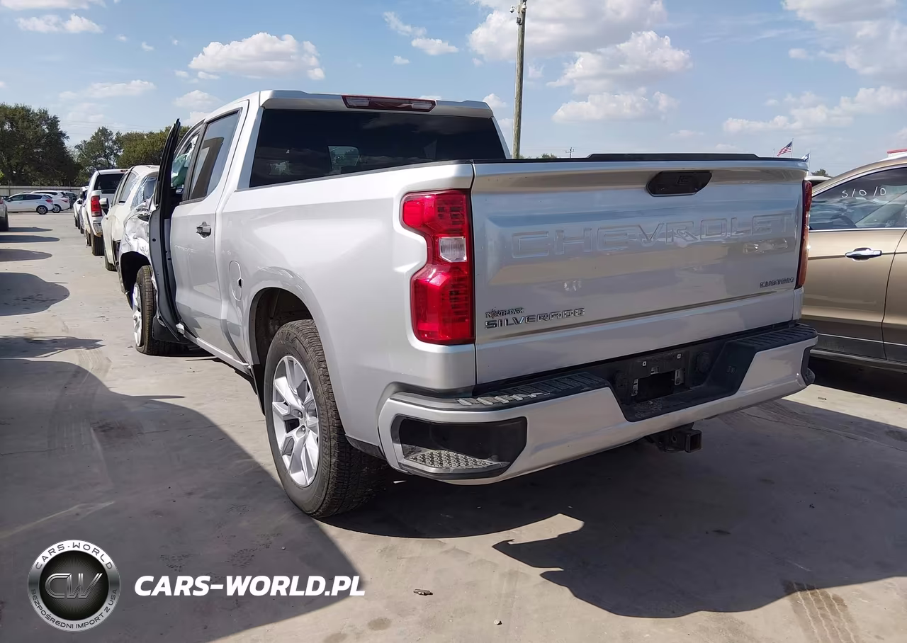 2022 Chevrolet Silverado 1500 2Wd Short Bed Custom VIN:3GCPABEK7NG504713 - 3