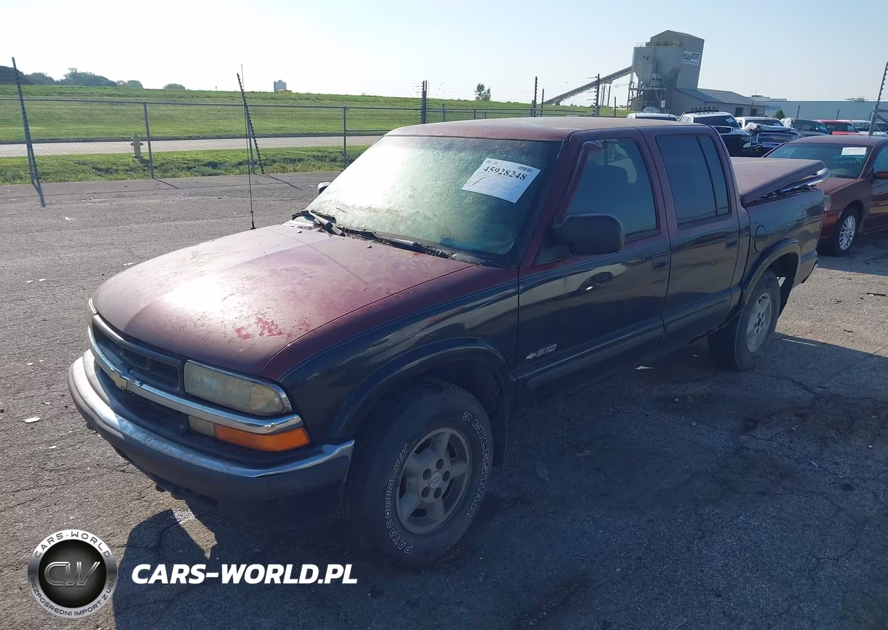 2002 Chevrolet S-10 Ls VIN:1GCDT13W42K173574 - 2