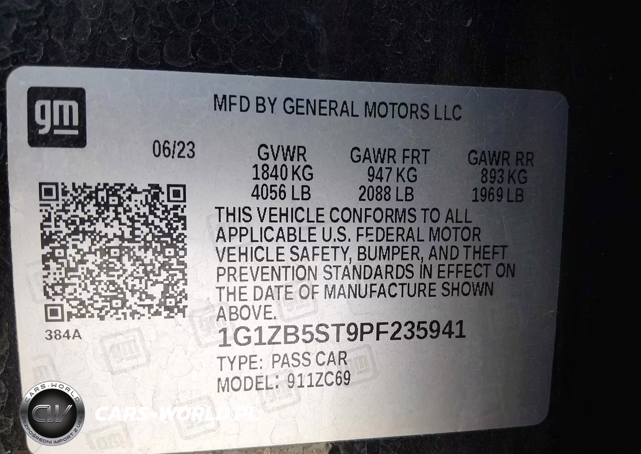 2023 Chevrolet Malibu Fwd Ls VIN:1G1ZB5ST9PF235941 - 9