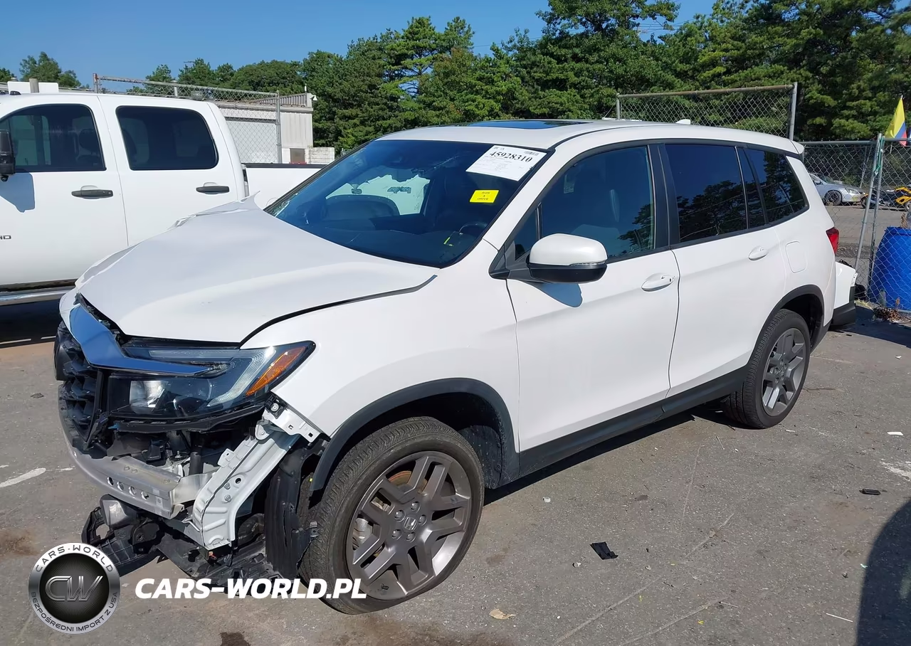 2023 Honda Passport Awd Ex-L VIN:5FNYF8H53PB017614 - 2