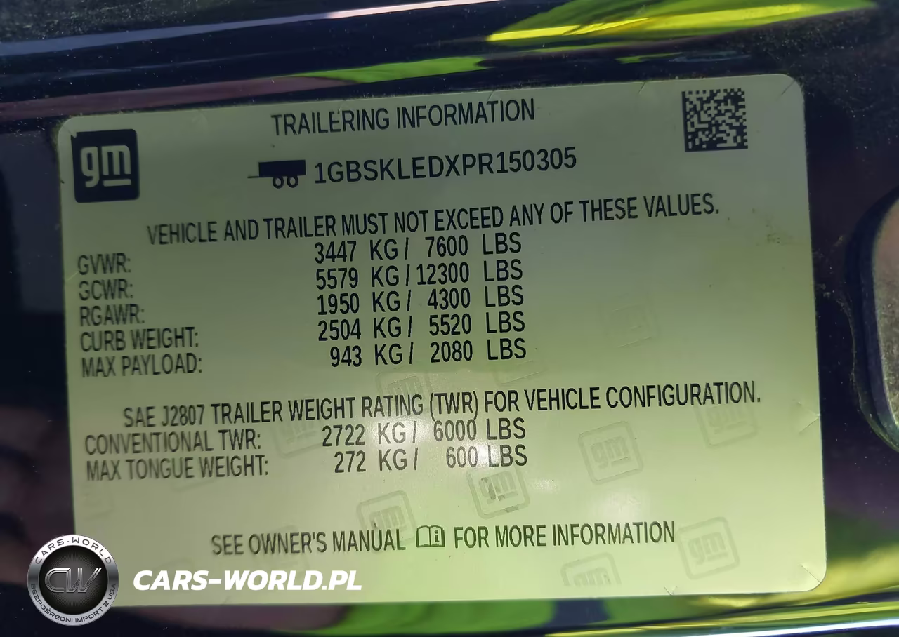 2023 Chevrolet Tahoe K1500 VIN:1GBSKLEDXPR150305 - 9