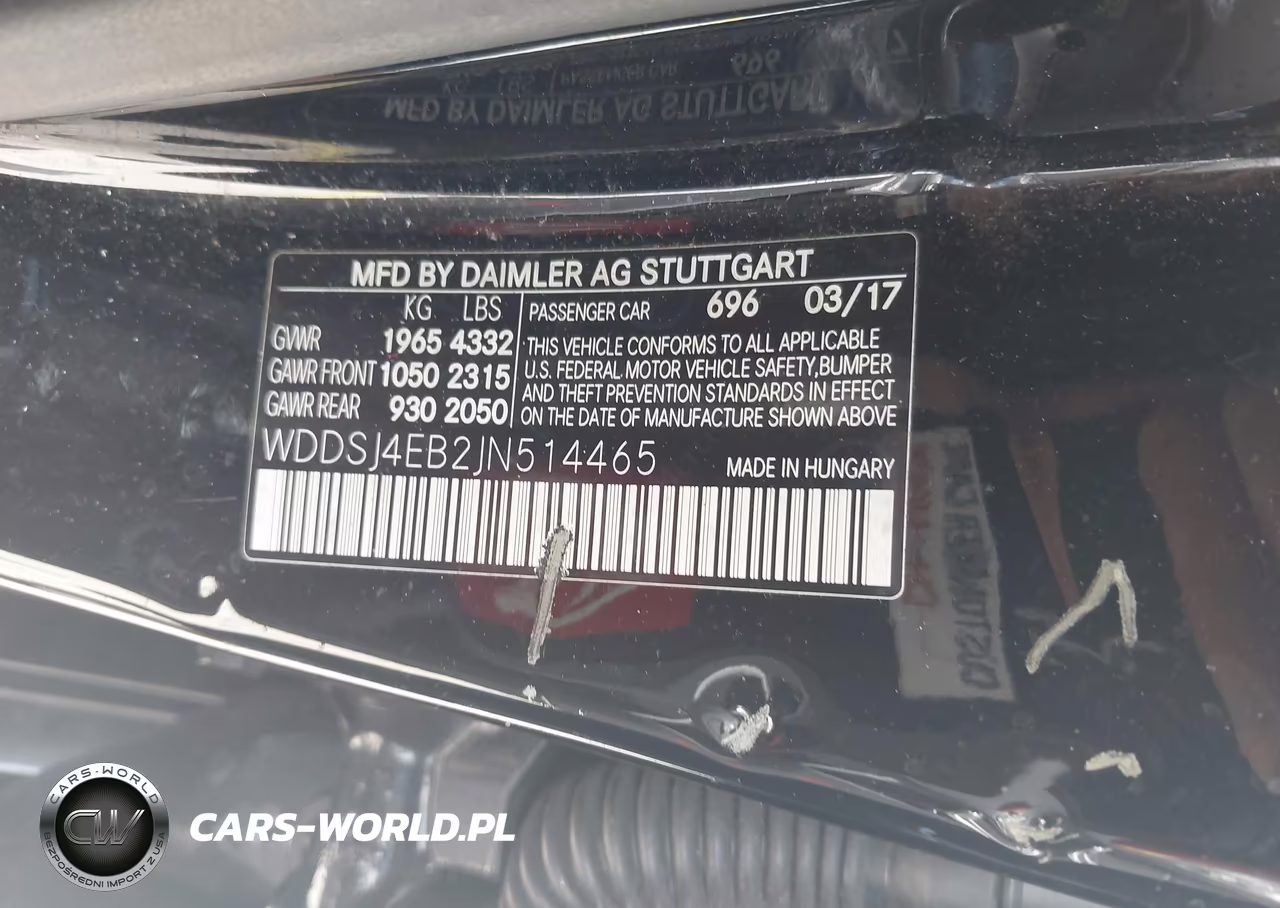 2018 Mercedes-Benz Cla 250 VIN:WDDSJ4EB2JN514465 - 9