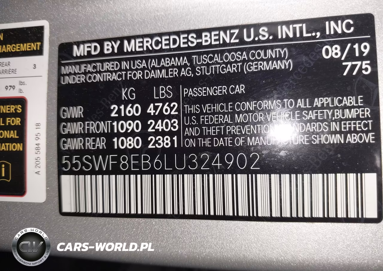 2020 Mercedes-Benz C 300 4Matic VIN:55SWF8EB6LU324902 - 9