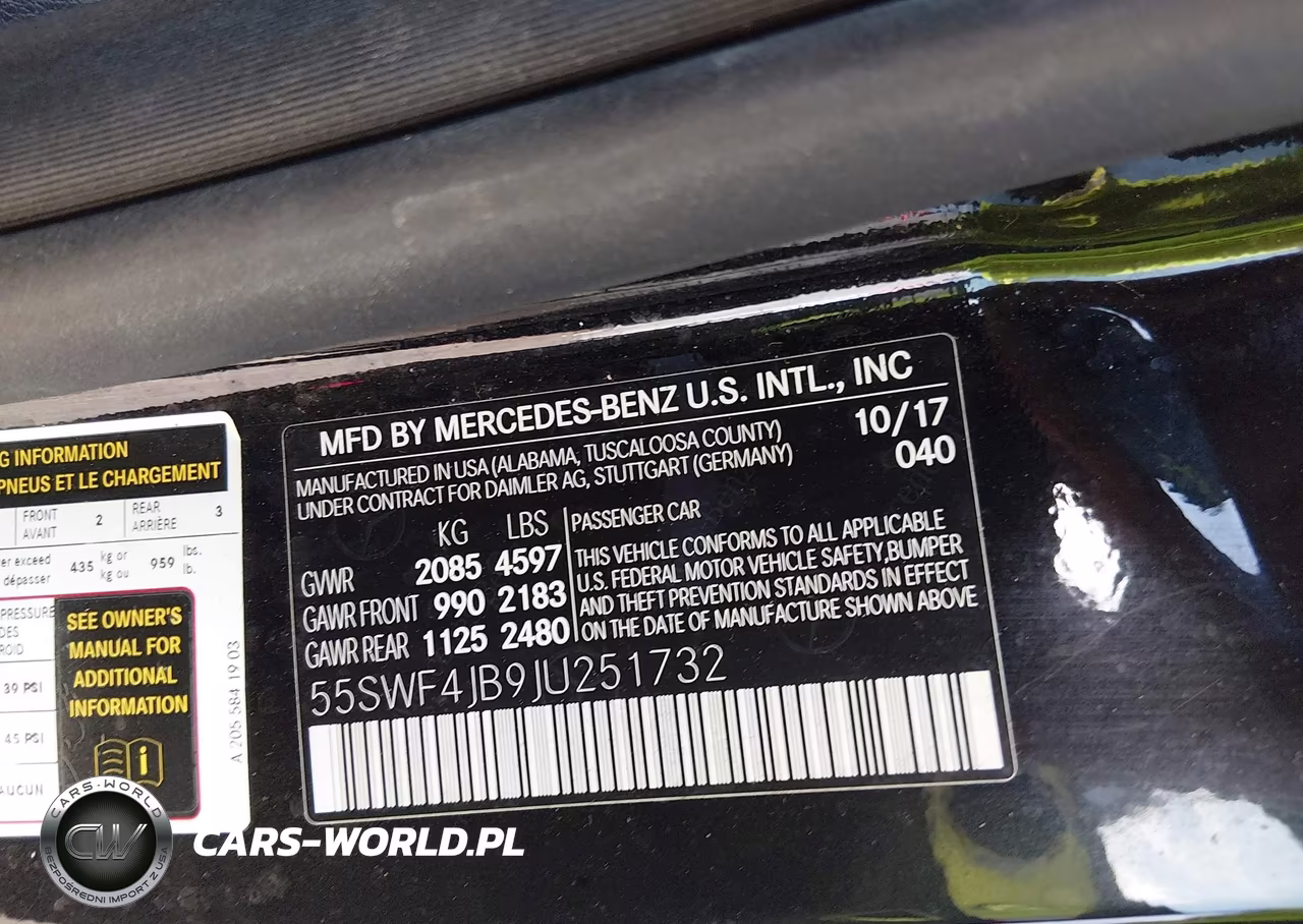2018 Mercedes-Benz C 300 VIN:55SWF4JB9JU251732 - 9