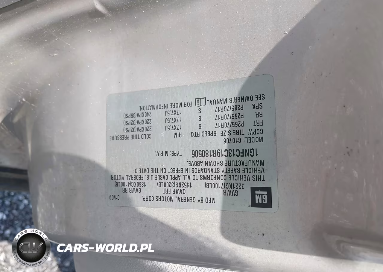 2009 Chevrolet Tahoe Ls VIN:1GNFC13C19R180506 - 9