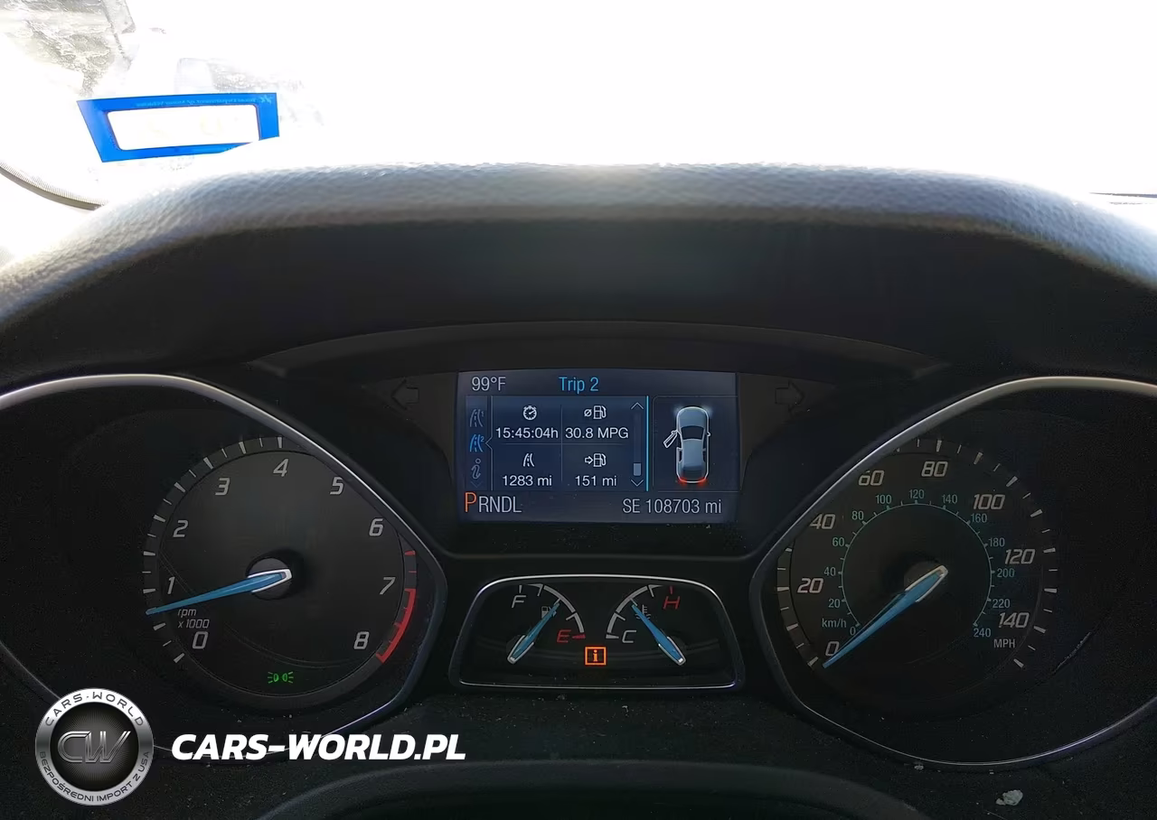 2014 Ford Focus Se VIN:1FADP3F22EL383345 - 7