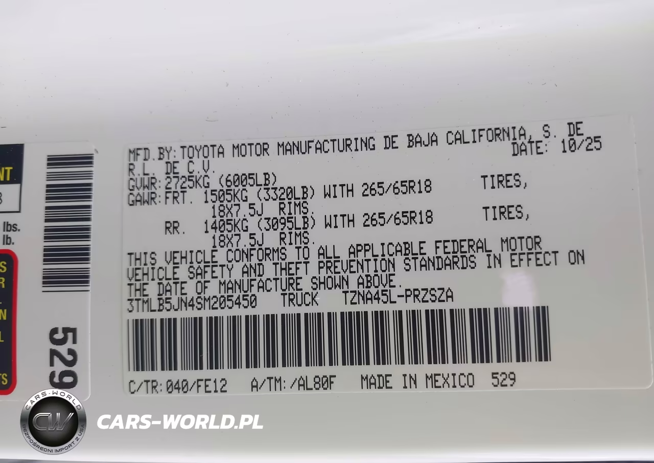 2025 Toyota Tacoma VIN:3TMLB5JN4SM205450 - 9