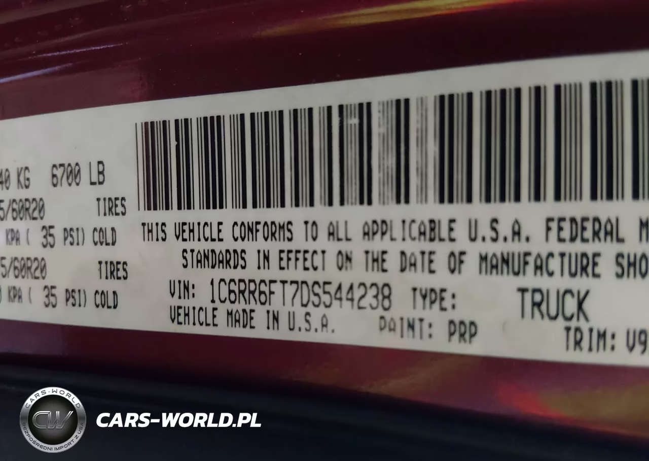 2013 Ram 1500 Express VIN:1C6RR6FT7DS544238 - 9