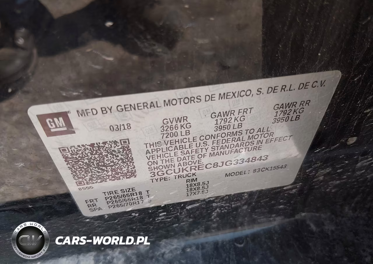 2018 Chevrolet Silverado 1500 2Lt VIN:3GCUKREC8JG334843 - 9