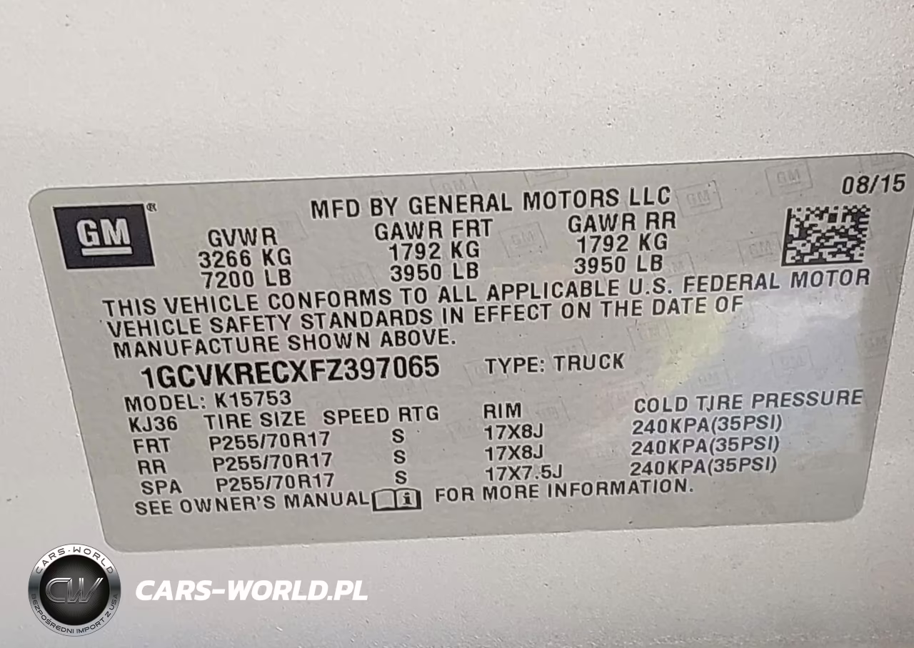 2015 Chevrolet Silverado 1500 Lt VIN:1GCVKRECXFZ397065 - 9