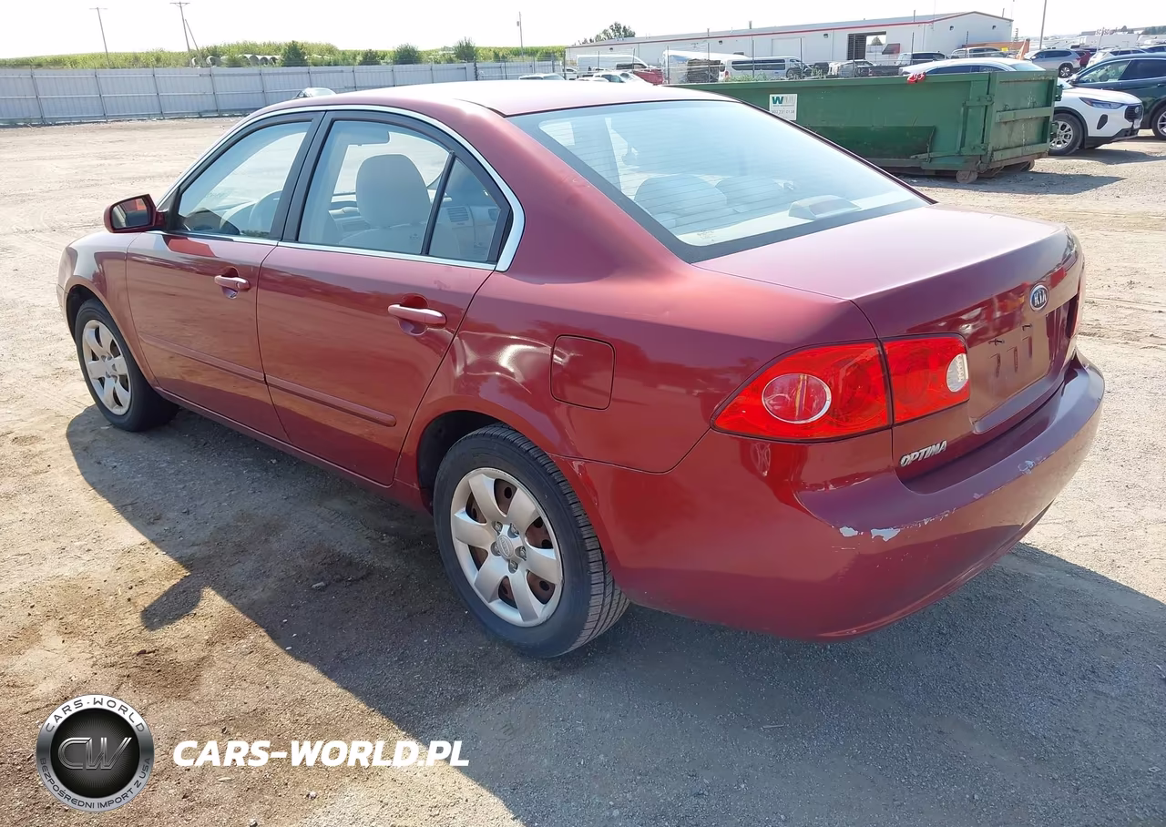 2007 Kia Optima Lx VIN:KNAGE123775152915 - 3