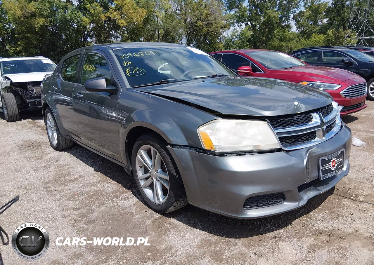 2013 Dodge Avenger Se V6 VIN:1C3CDZAG6DN572222 - 1