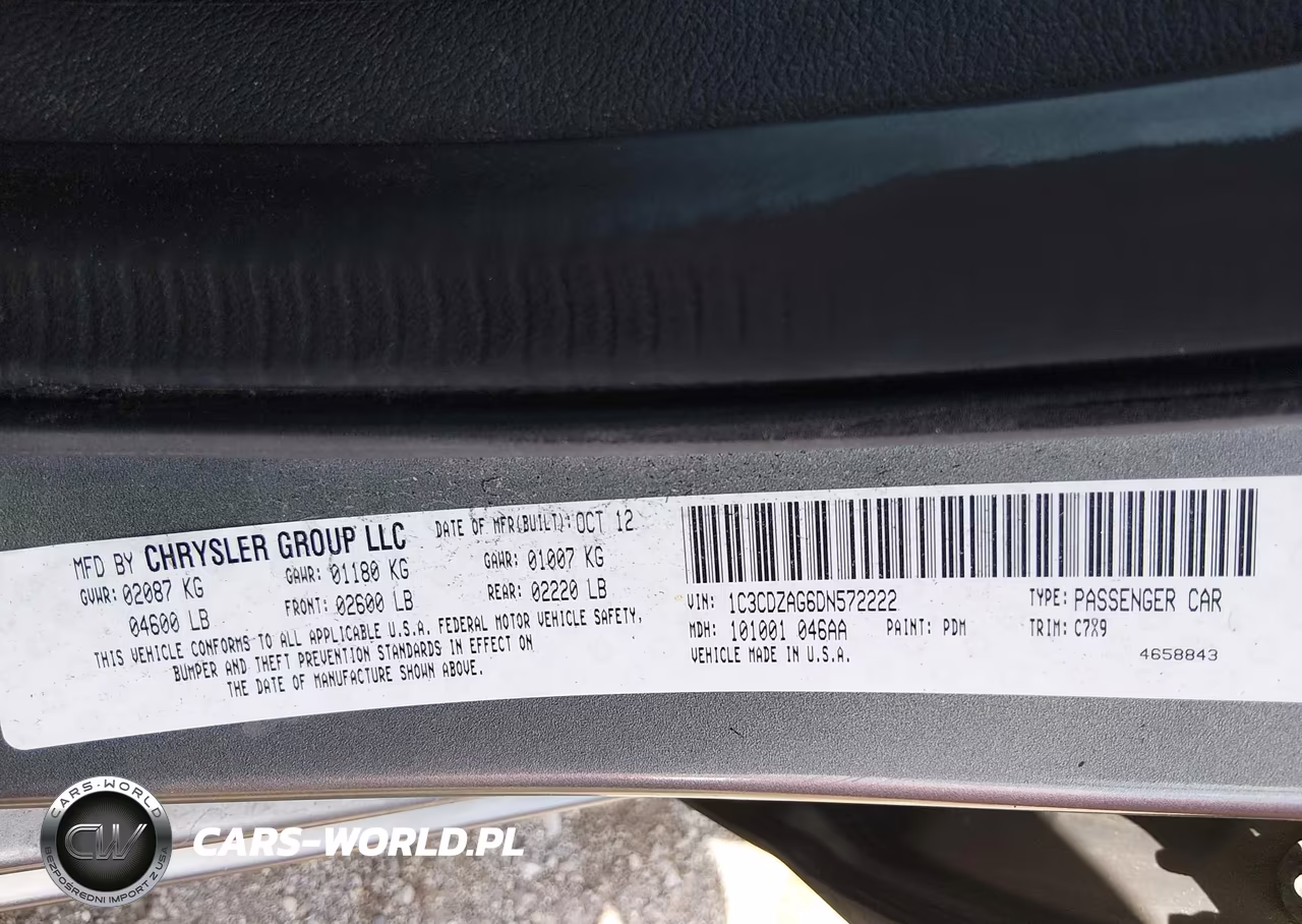 2013 Dodge Avenger Se V6 VIN:1C3CDZAG6DN572222 - 9