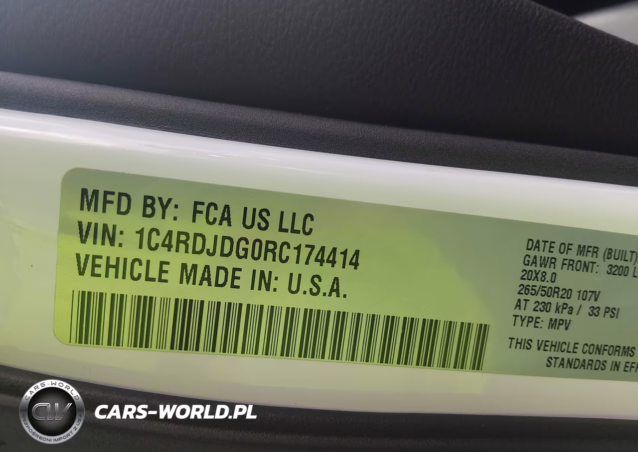2024 Dodge Durango Gt Plus Awd VIN:1C4RDJDG0RC174414 - 9