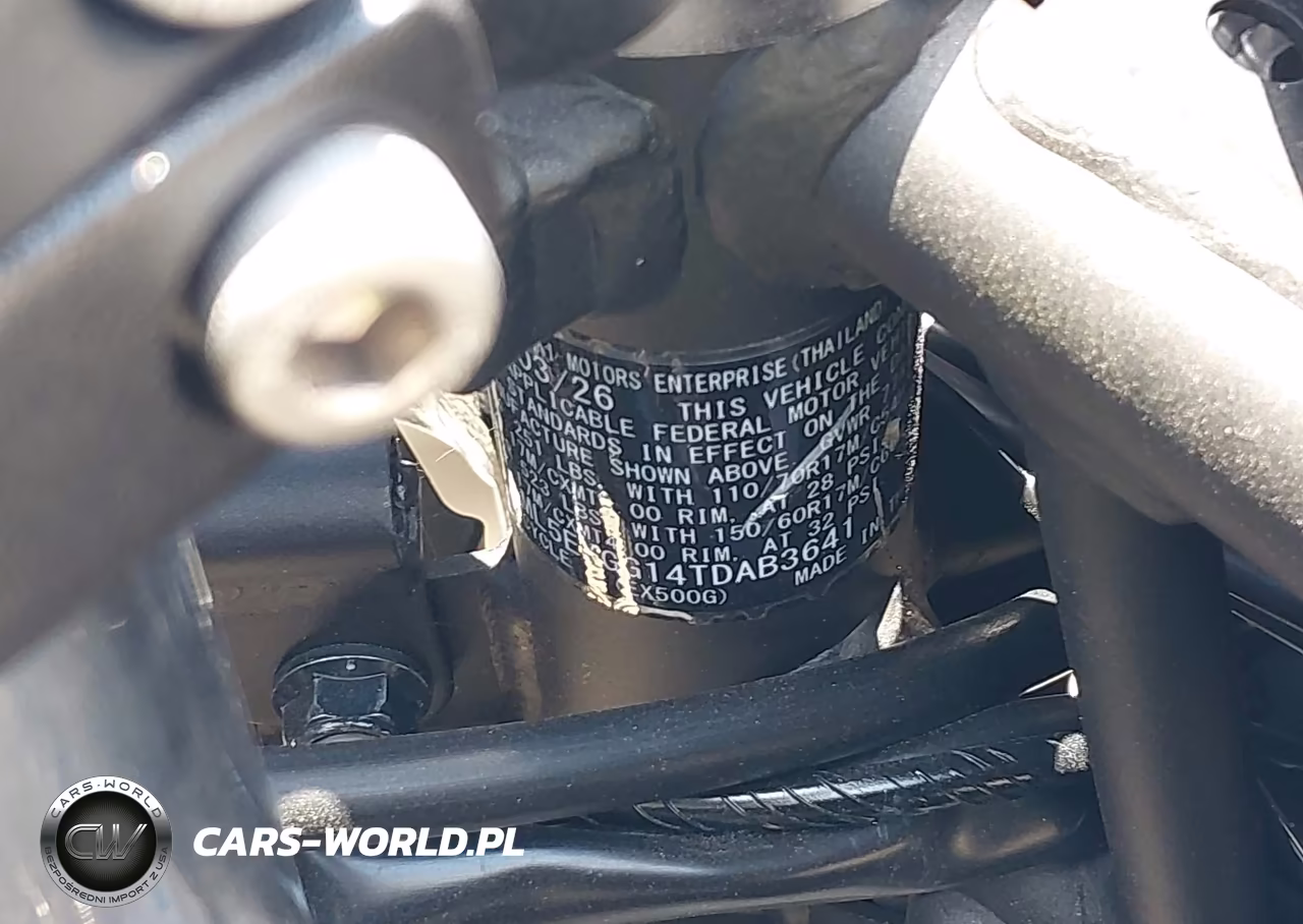 2026 Kawasaki Ex500 VIN:ML5EXGG14TDAB3641 - 10