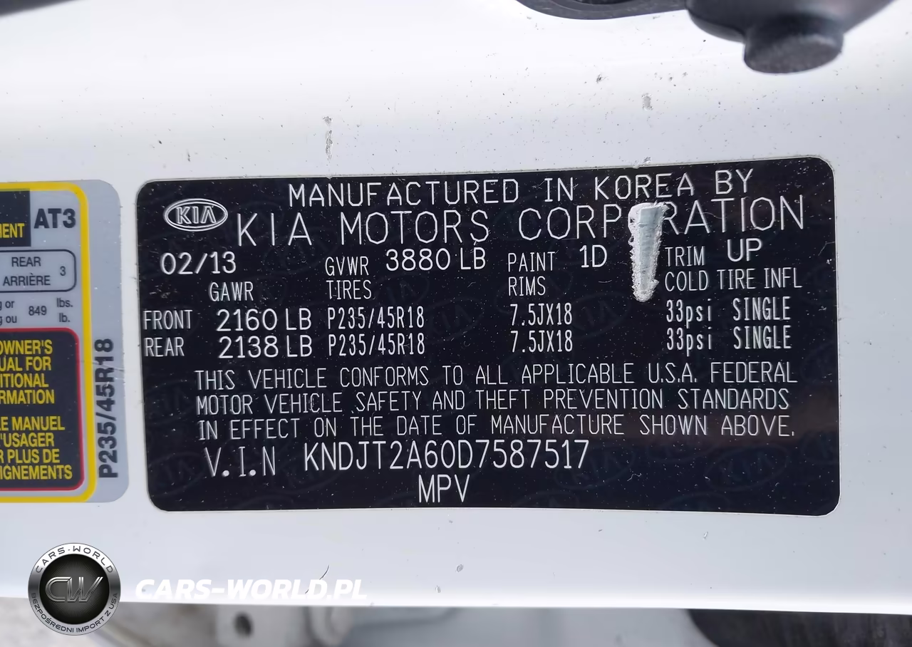2013 Kia Soul ! VIN:KNDJT2A60D7587517 - 9