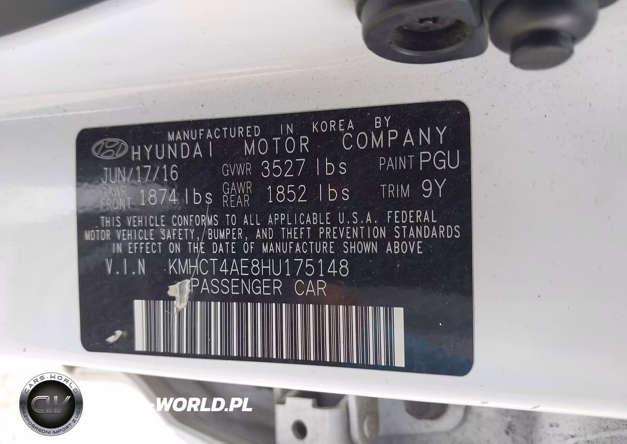 2017 Hyundai Accent Se VIN:KMHCT4AE8HU175148 - 9