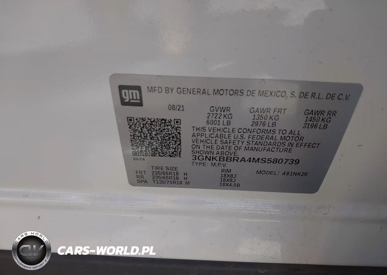 2021 Chevrolet Blazer Fwd 1Lt VIN:3GNKBBRA4MS580739 - 9