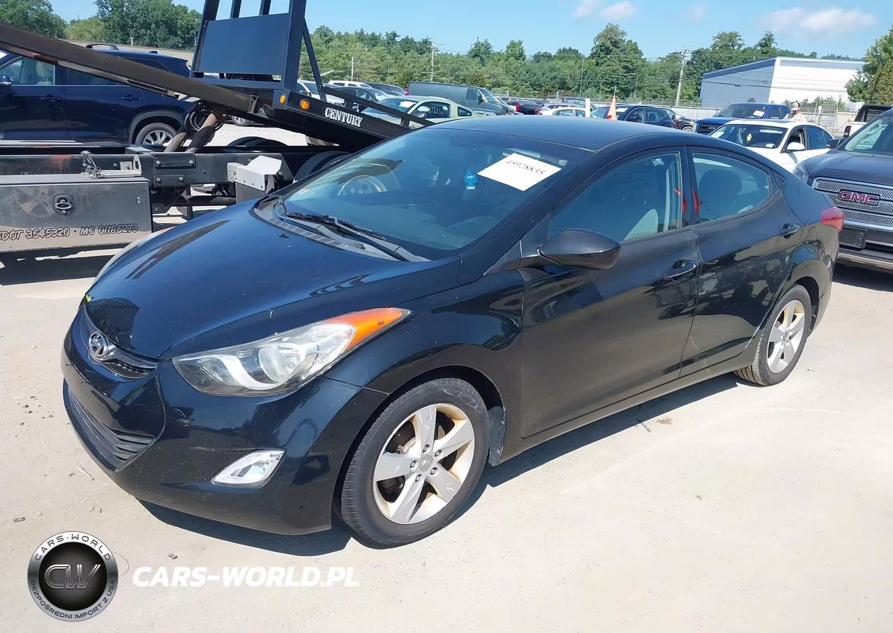 2013 Hyundai Elantra Gls VIN:5NPDH4AE5DH321830 - 2