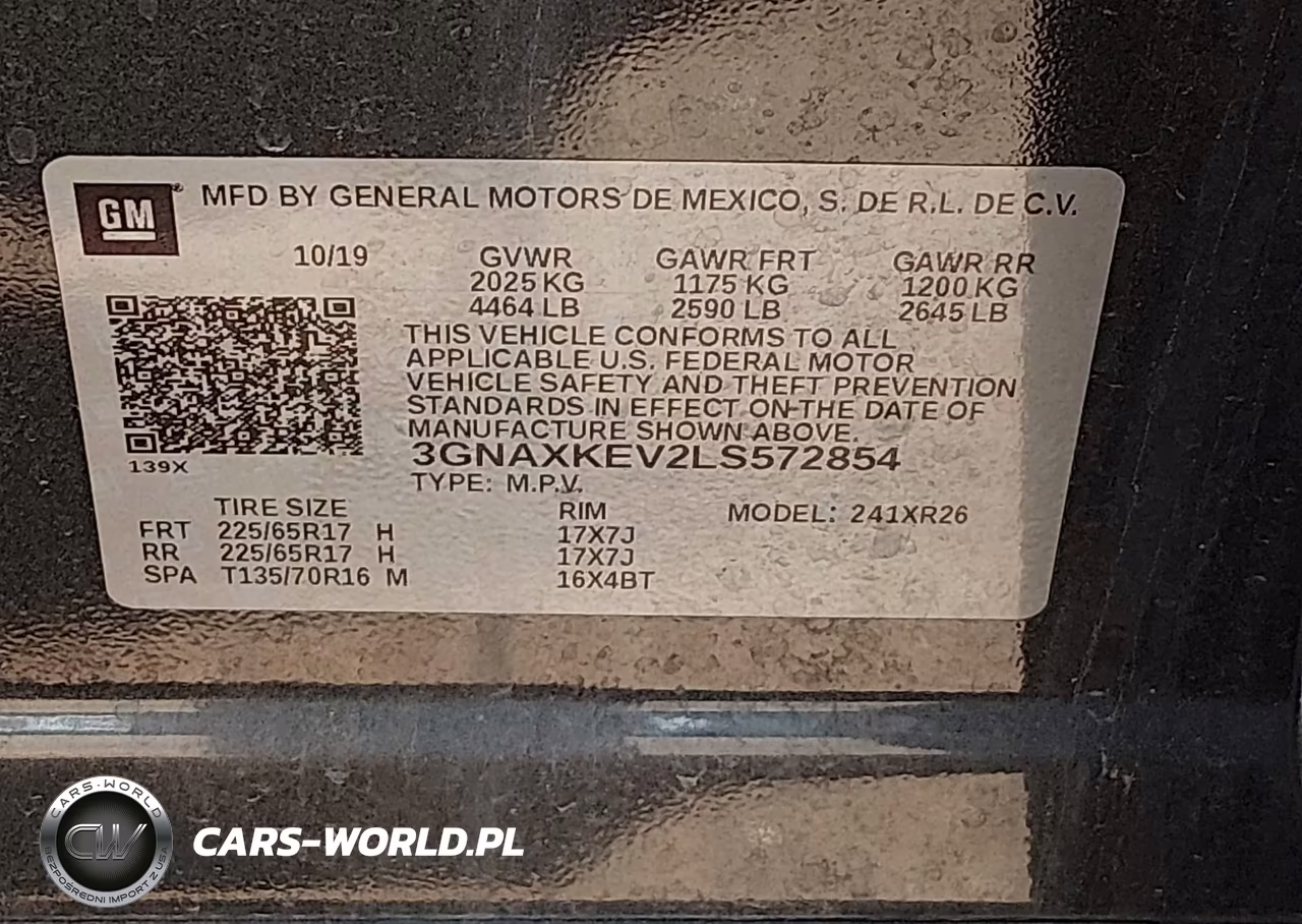 2020 Chevrolet Equinox Fwd Lt 1.5L Turbo VIN:3GNAXKEV2LS572854 - 9