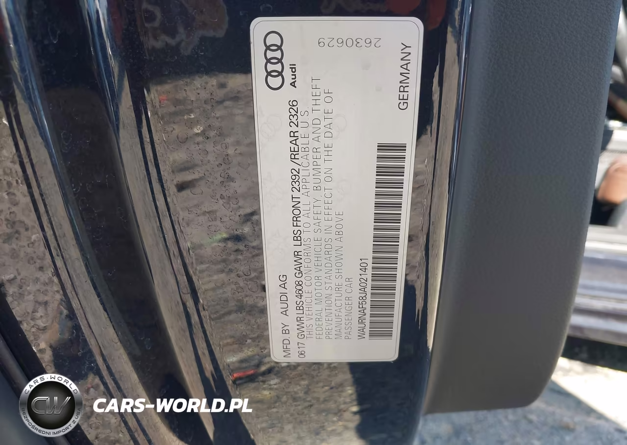 2018 Audi A5 2.0T Premium VIN:WAURNAF58JA021401 - 9