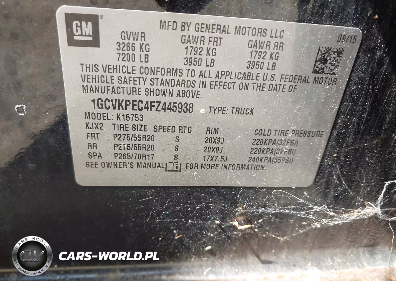2015 Chevrolet Silverado 1500 Ls VIN:1GCVKPEC4FZ445938 - 9