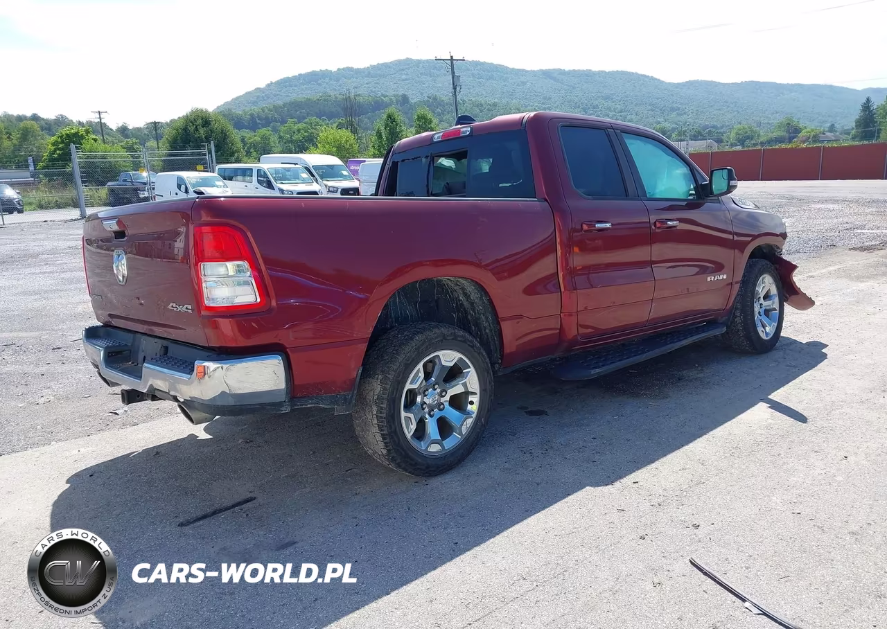2019 Ram 1500 Big Horn-Lone Star 4X4 6'4 Box VIN:1C6SRFBT2KN636411 - 4