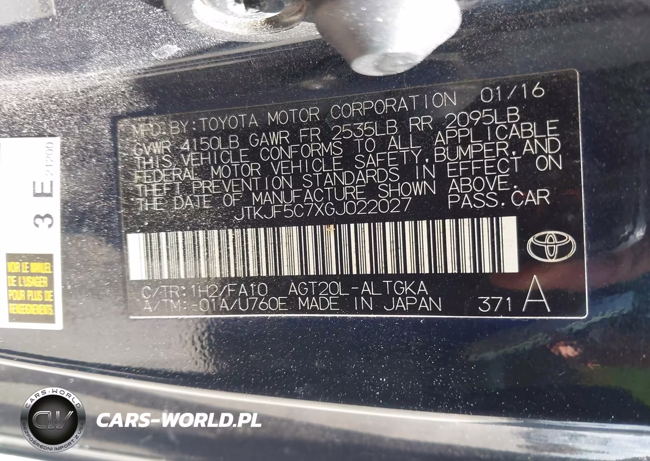 2016 Scion Tc VIN:JTKJF5C7XGJ022027 - 9