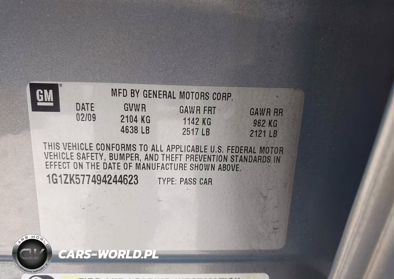 2009 Chevrolet Malibu Ltz VIN:1G1ZK577494244623 - 9