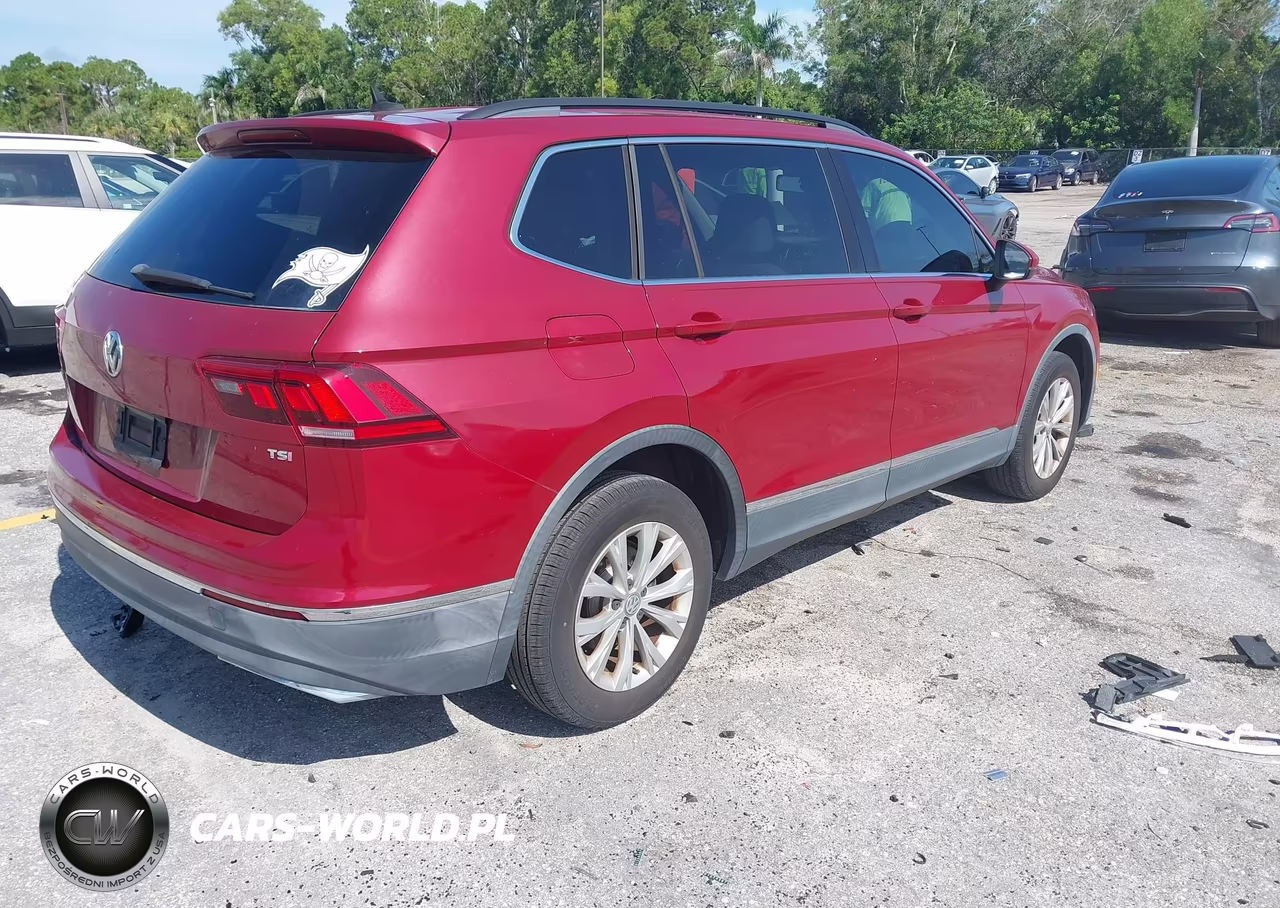 2018 Volkswagen Tiguan 2.0T Se-2.0T Sel VIN:3VV3B7AX3JM183440 - 4